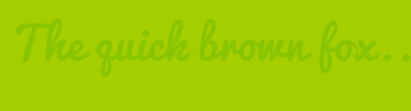 Image with Font Color 89C402 and Background Color A5CE00